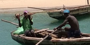 Crabs and Bobsleds and Stingrays - Haiti Fishermen